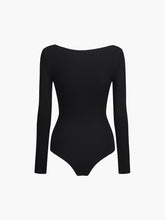 Contrast Trim Long Sleeve Bodysuit